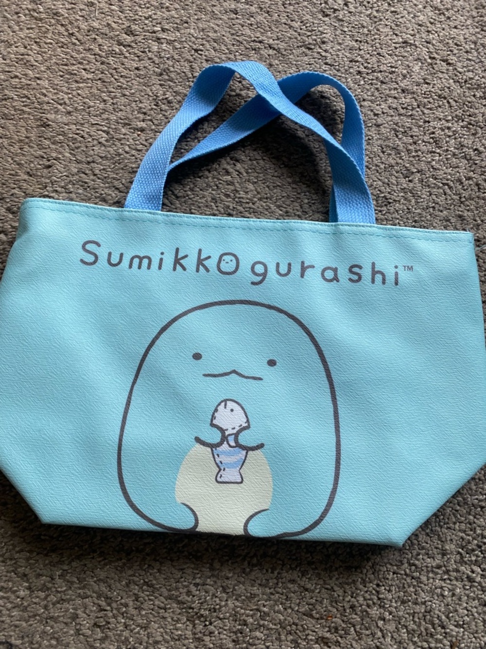Cute Blue Character LUNCH BAG JAPANESE SUMIKKOGURASHI - Picture 4 of 6